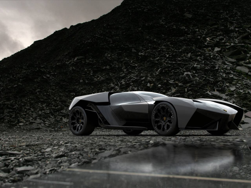 Illustration for article titled Lamborghini Ankonian: Concept Photos